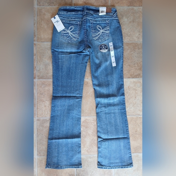 Wallflower Blue Boot Cut Jeans with Faded Detail - Picture 2 of 2